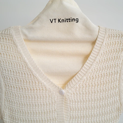 Cream Ribbed Sweater Dress