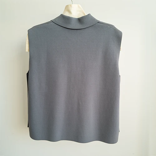 Men's Retro Grey Knitted Jacket