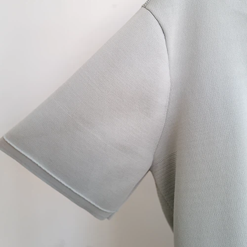 Mens White Knitted Polo Shirt