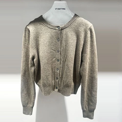 Cropped Top And Cardigan Set
