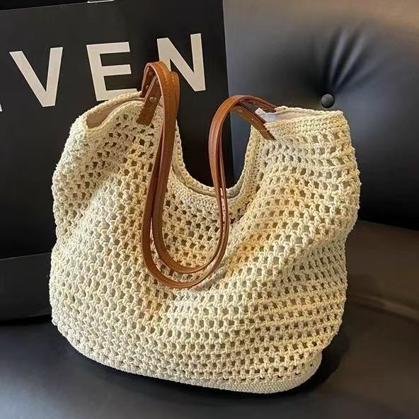 Designer Wool Knitted Bag
