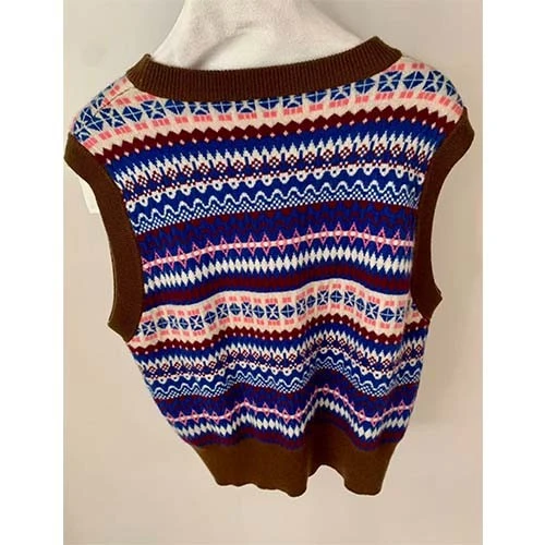 Knitted Wool Vest Womens factory Knitted Wool Vest Womens factory