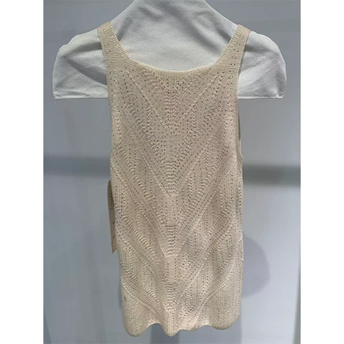 Wholegarment Seamless Crew Neck Vest factory